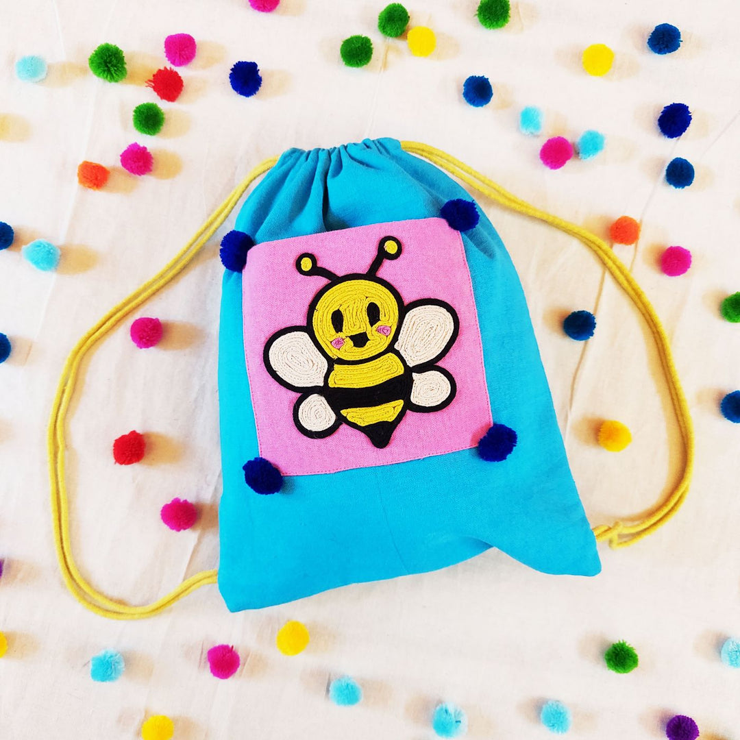 Embroidered Kid's Animal Theme Backpack for School & Trips