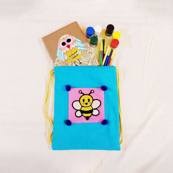 Embroidered Kid's Animal Theme Backpack for School & Trips