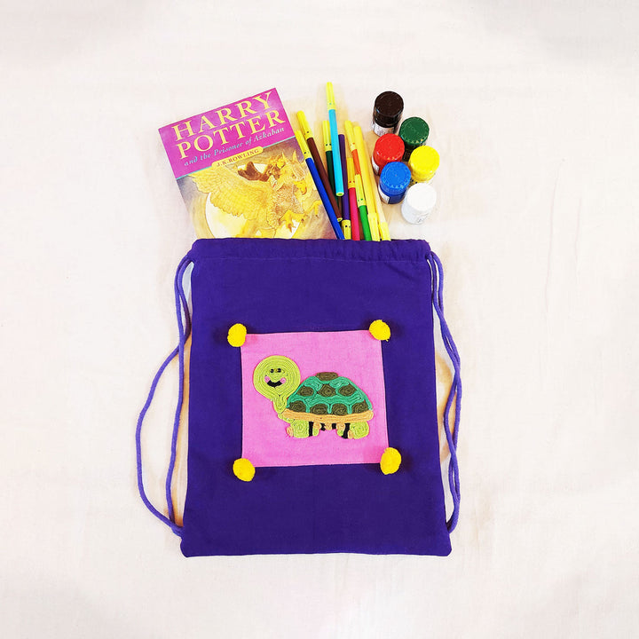 Embroidered Kid's Animal Theme Backpack for School & Trips