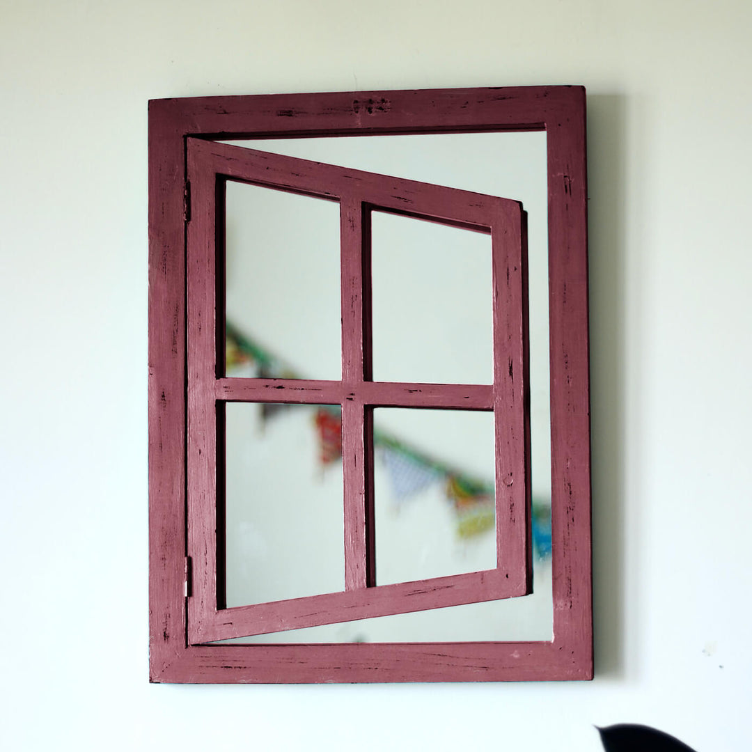 Small Classic Illusion Window Mirror