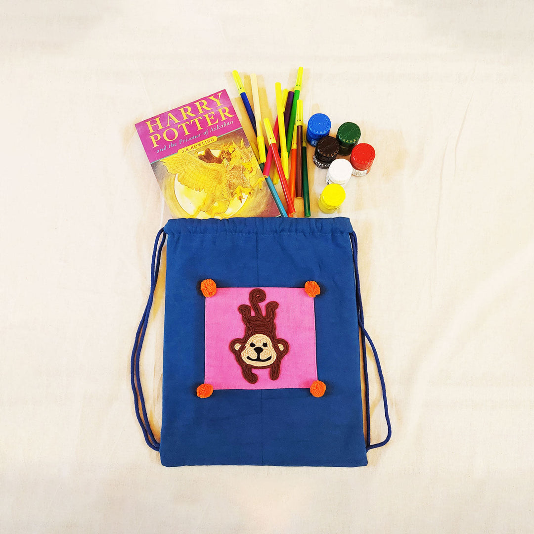 Embroidered Kid's Animal Theme Backpack for School & Trips