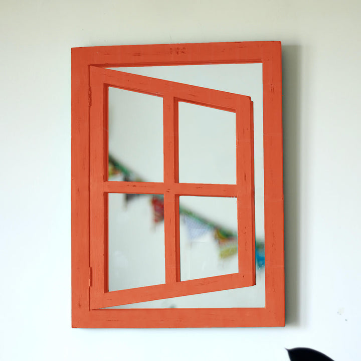 Small Classic Illusion Window Mirror