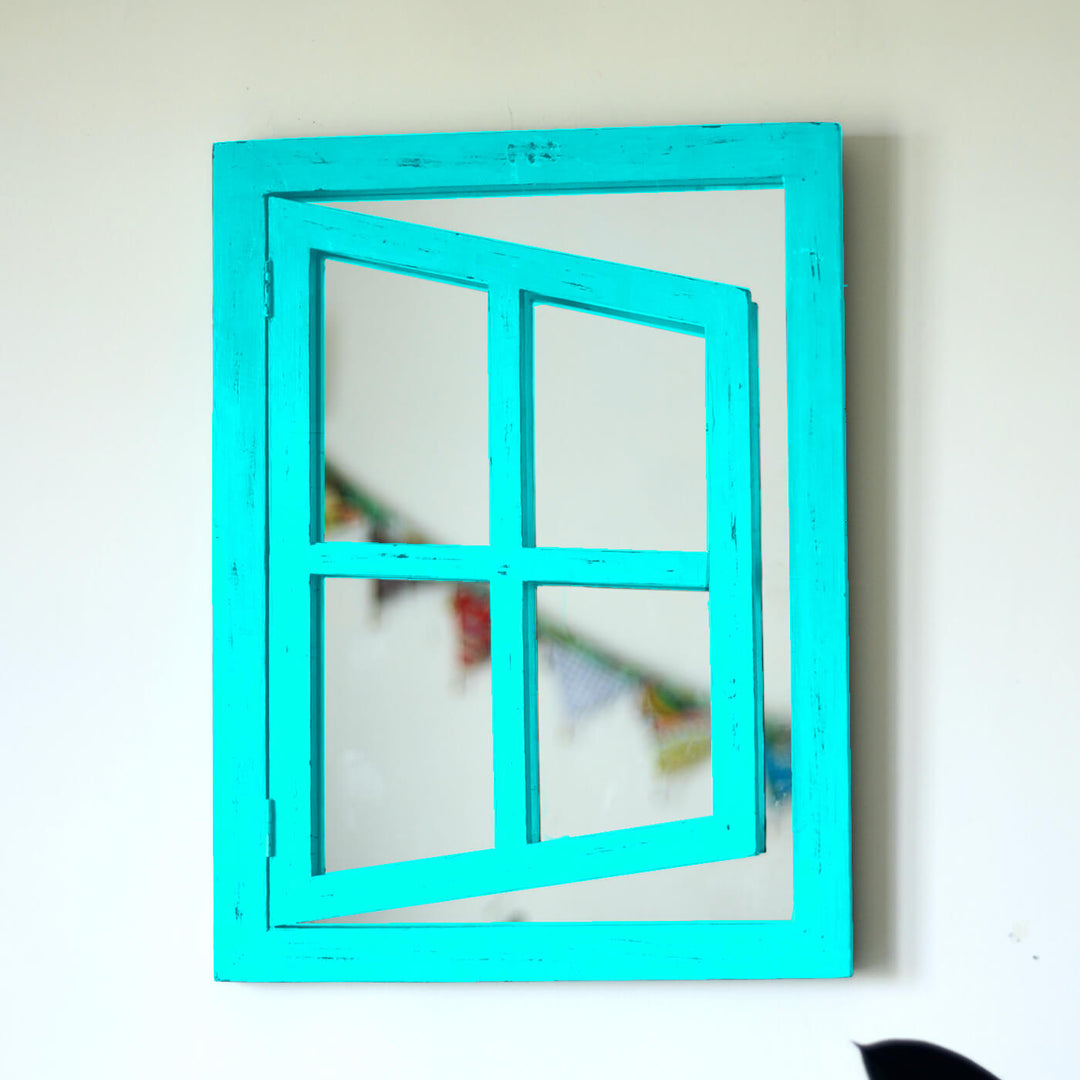 Small Classic Illusion Window Mirror