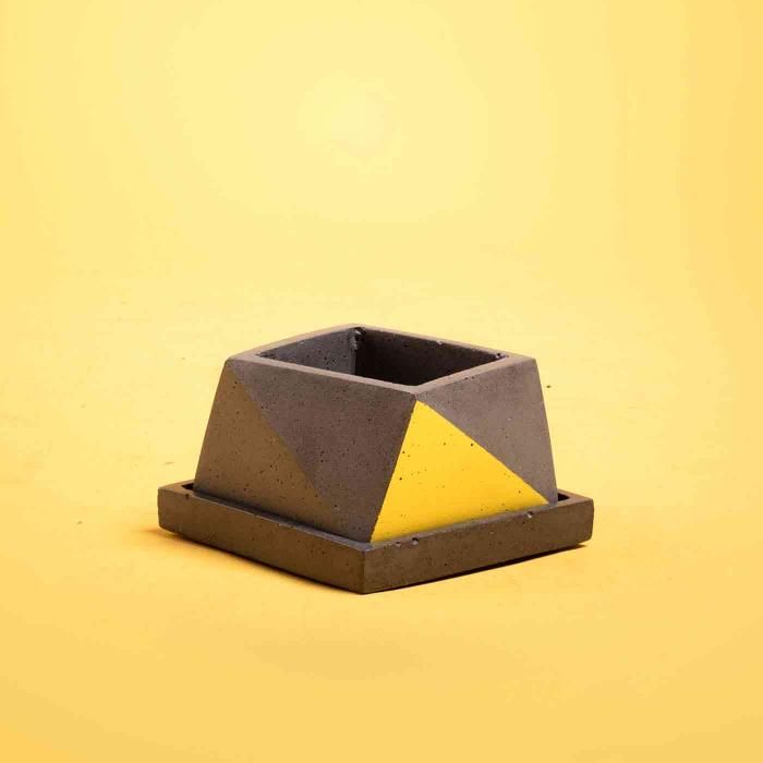 Slanty Planter - Grey