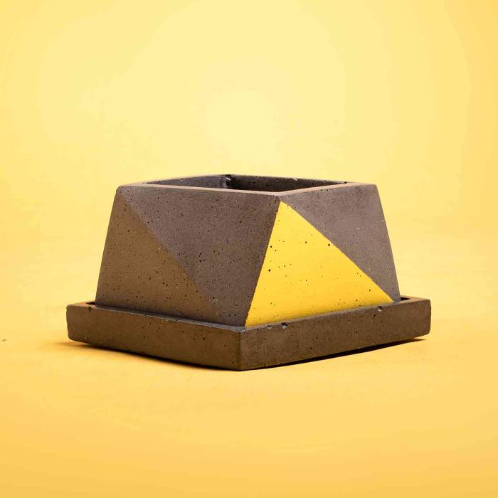 Slanty Planter - Grey