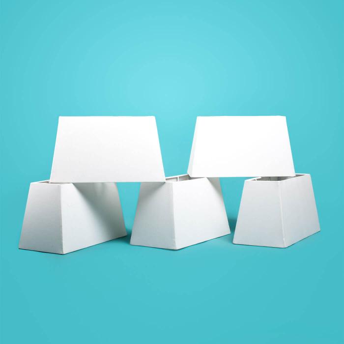 Saver Bundle - Plain Tabletop Lampshade - Rectangular