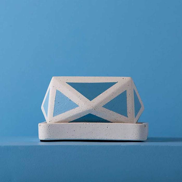 Crystal Invertrix Planter - Blue