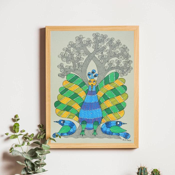 Mayur - Gond Painting 40