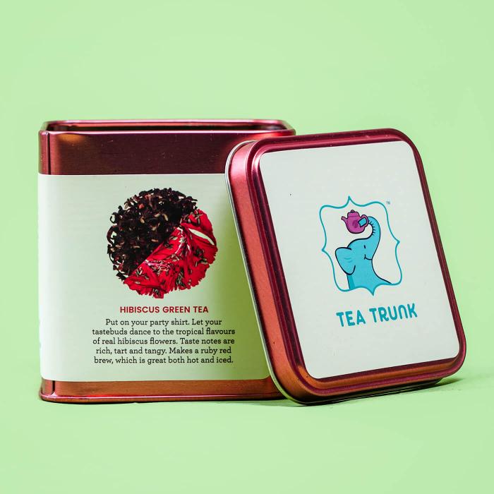 Hibiscus Green Tea - 100 grams