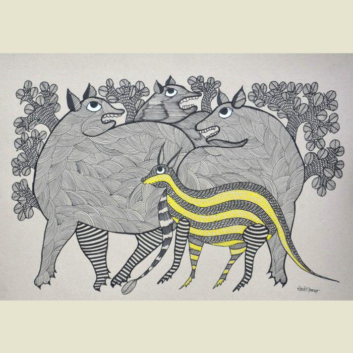 Kanan - Gond Painting 34
