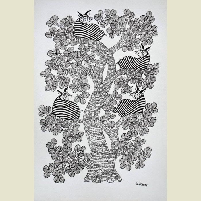 Ajj - Gond Painting 20