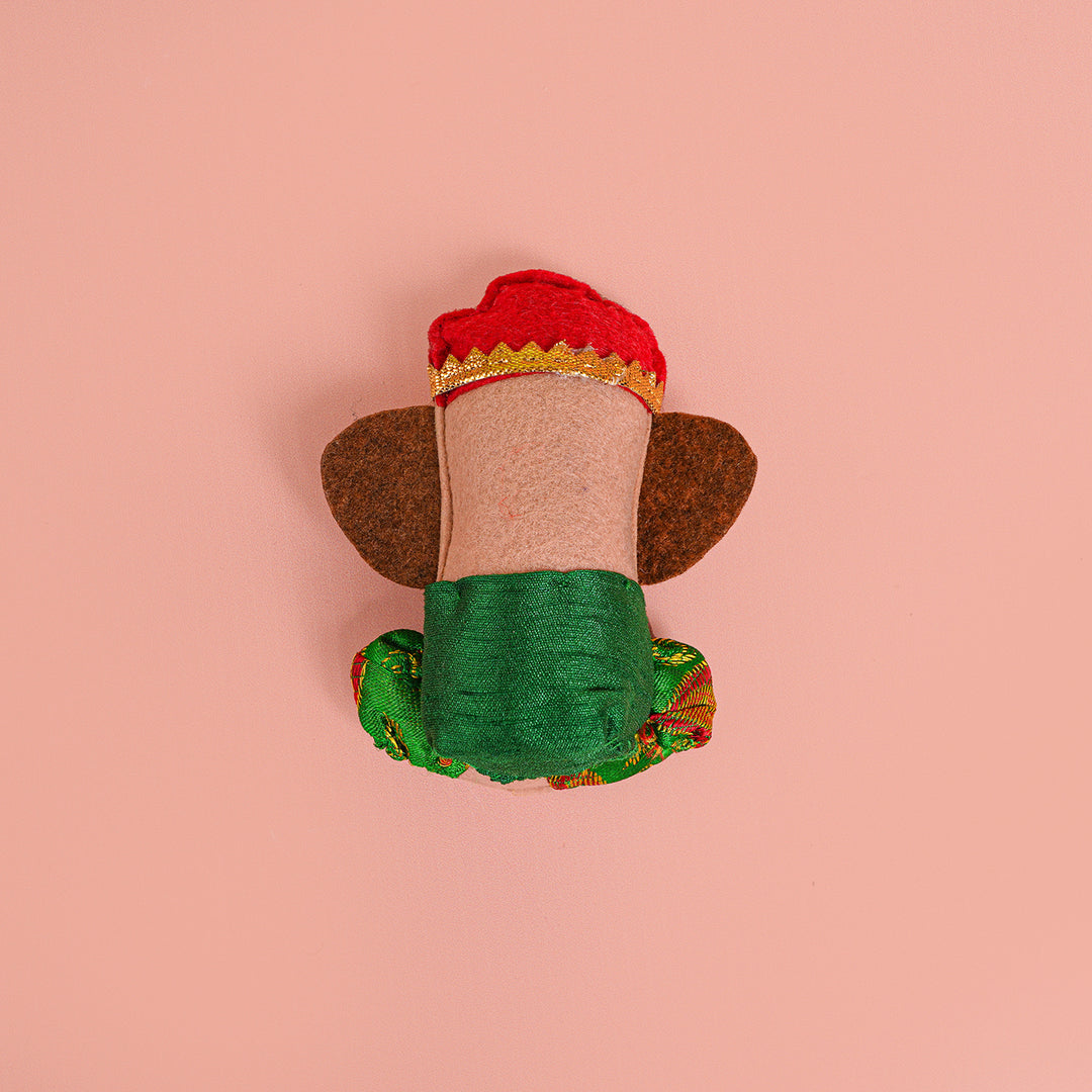 Handmade Mini Ganesha Felt Soft Toy