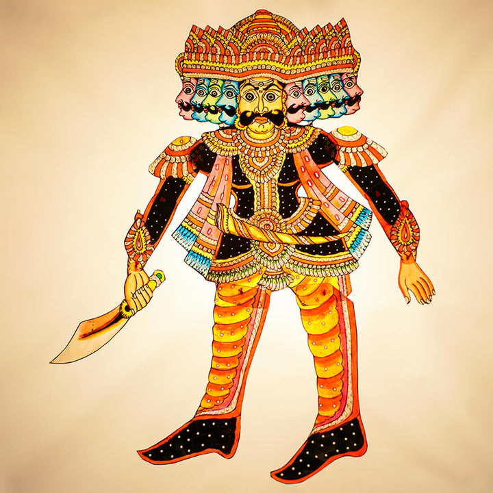 Leather Puppet - Raavana