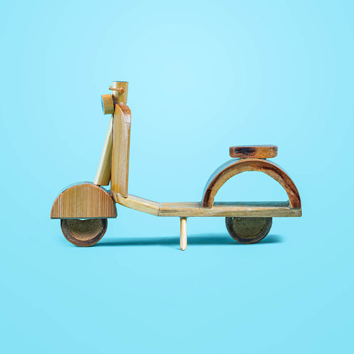 Bamboo Toy Scooter