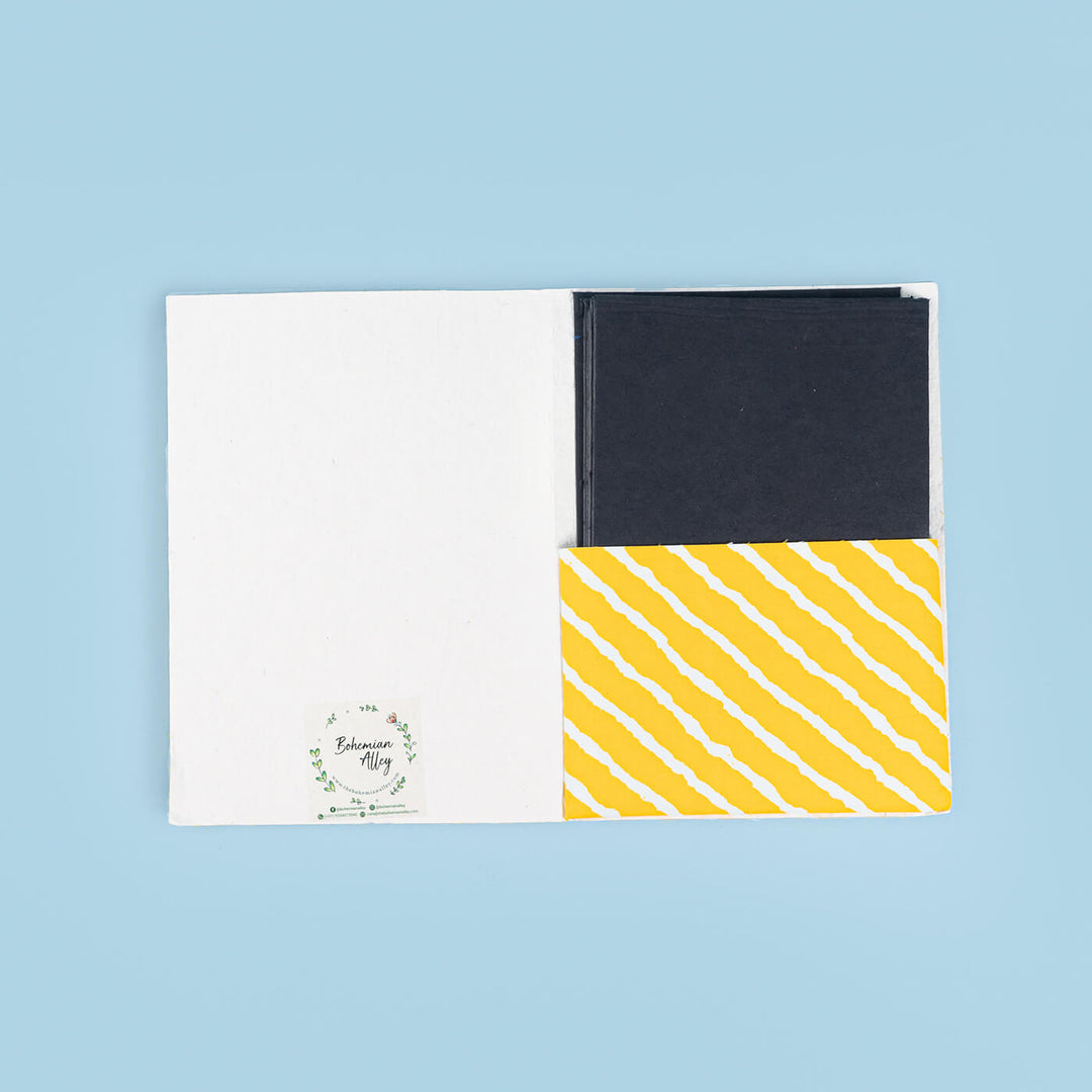 300 GSM, Pack of 15, A5 Size Black Sheets