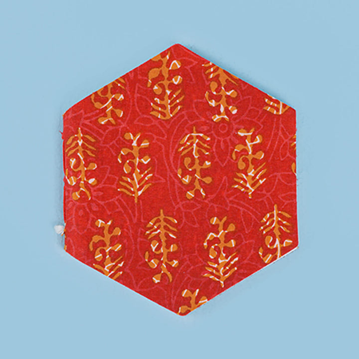Honeycomb Diary with Handblock Prints - Set of 2