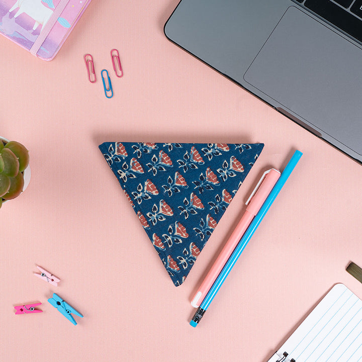 Triangle Diary with Handblock Vibrant Prints - Set of 2