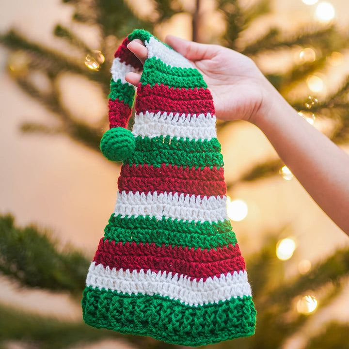 Handmade Crochet Elf Cap