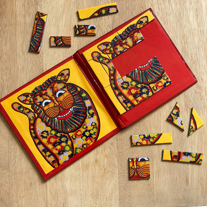 Magnetic Puzzle - Kalighat Phat - Lion