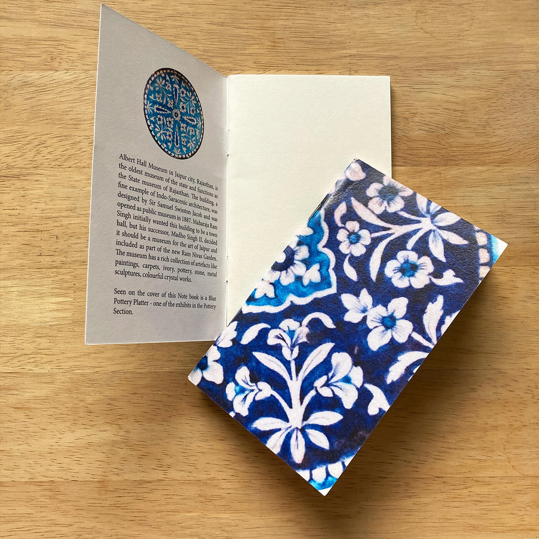 Jaipur Pottery Art Notebooks with Printed Cover - Set of 2