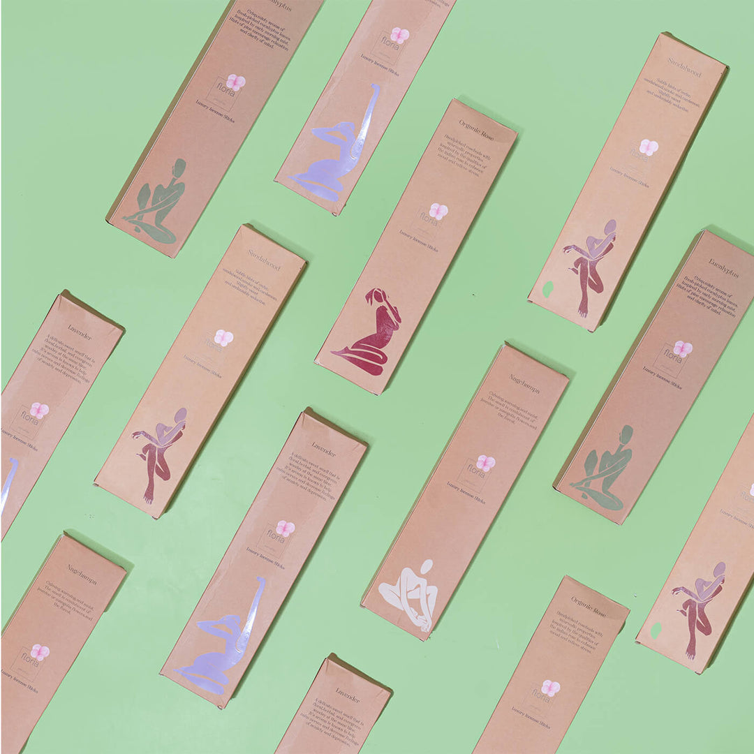 Organic Incense Sticks - Set of 5
