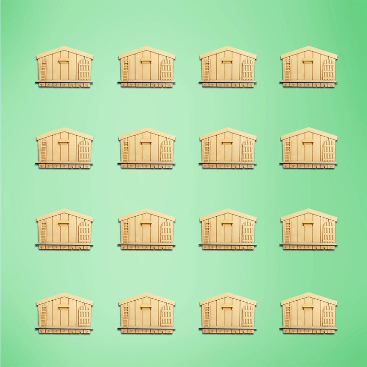 Ready to Paint MDF Key Holder - Planked Hut