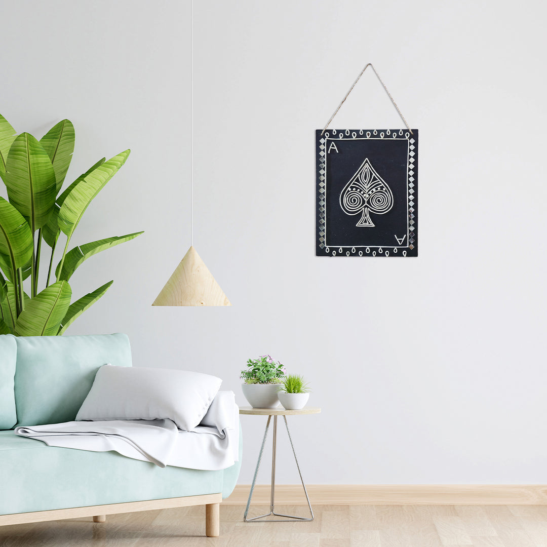 Ace of Spades Lippan Wall Decor