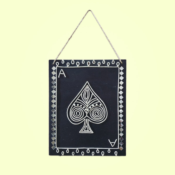 Ace of Spades Lippan Wall Decor