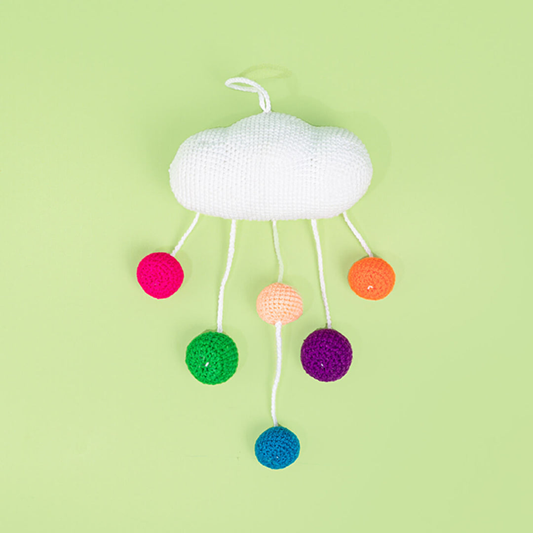 Handmade Crochet Cloud Toy