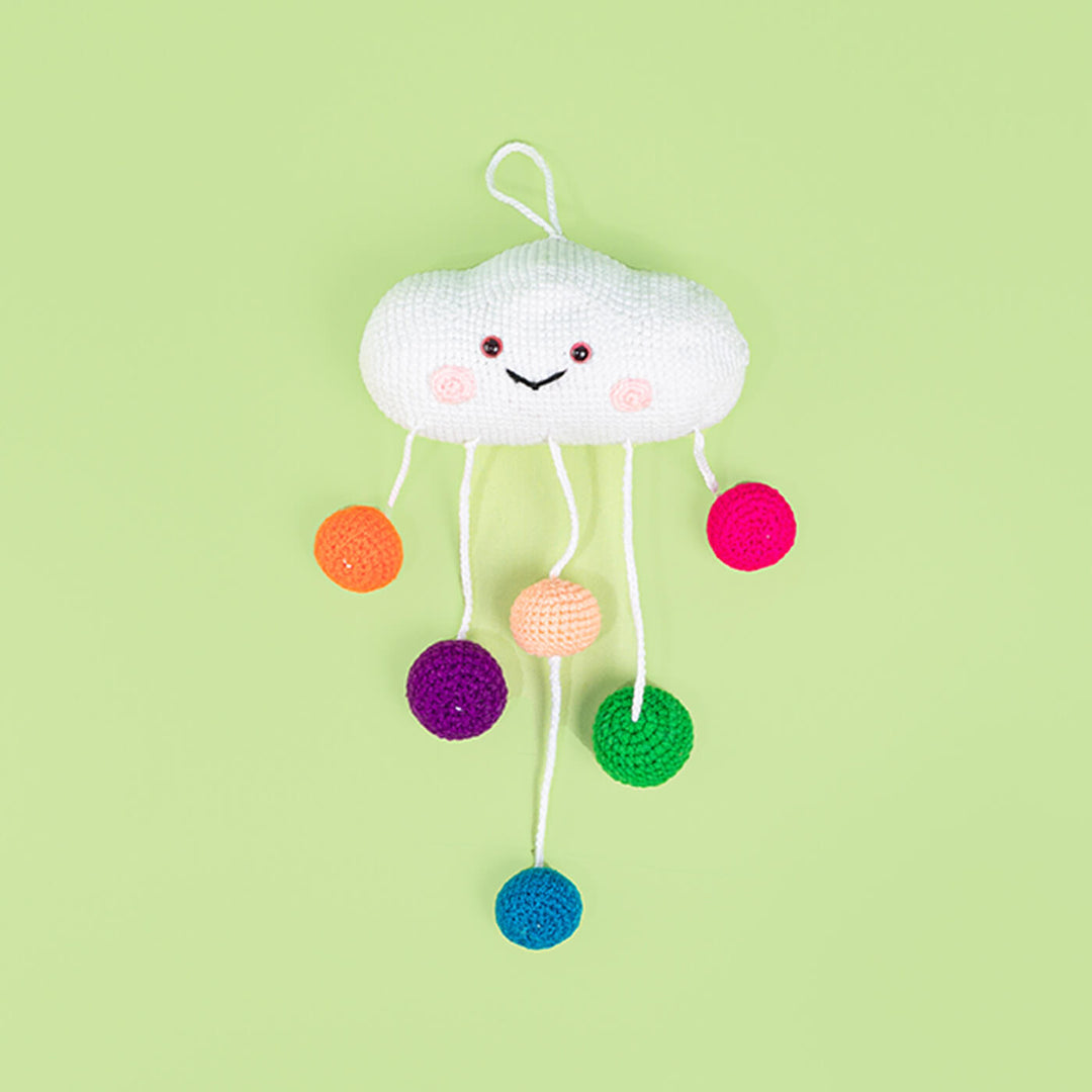 Handmade Crochet Cloud Toy