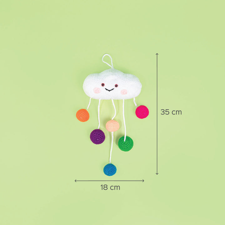 Handmade Crochet Cloud Toy
