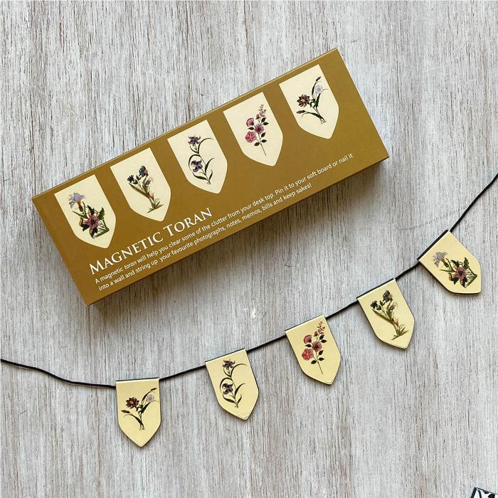 Mini Magnetic Torans - Mughal Flower | Desk Décor