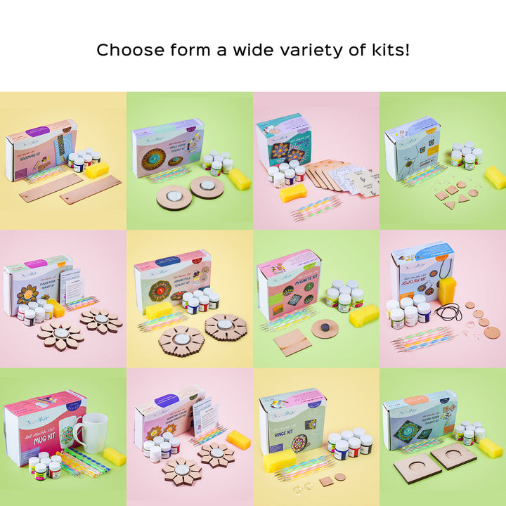 Dot Art Coasters - All Inclusive DIY Kit