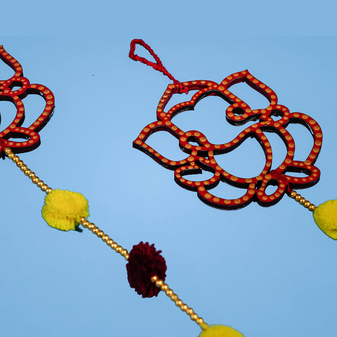 Dot Art Wall Hanging - (Set of 2) - Ganesha
