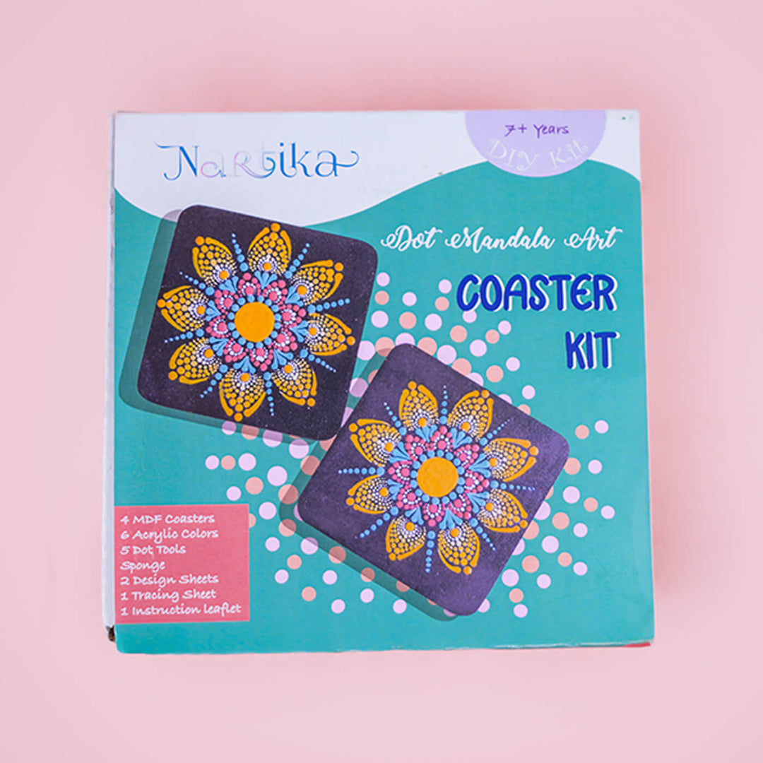 Dot Art Coasters - All Inclusive DIY Kit