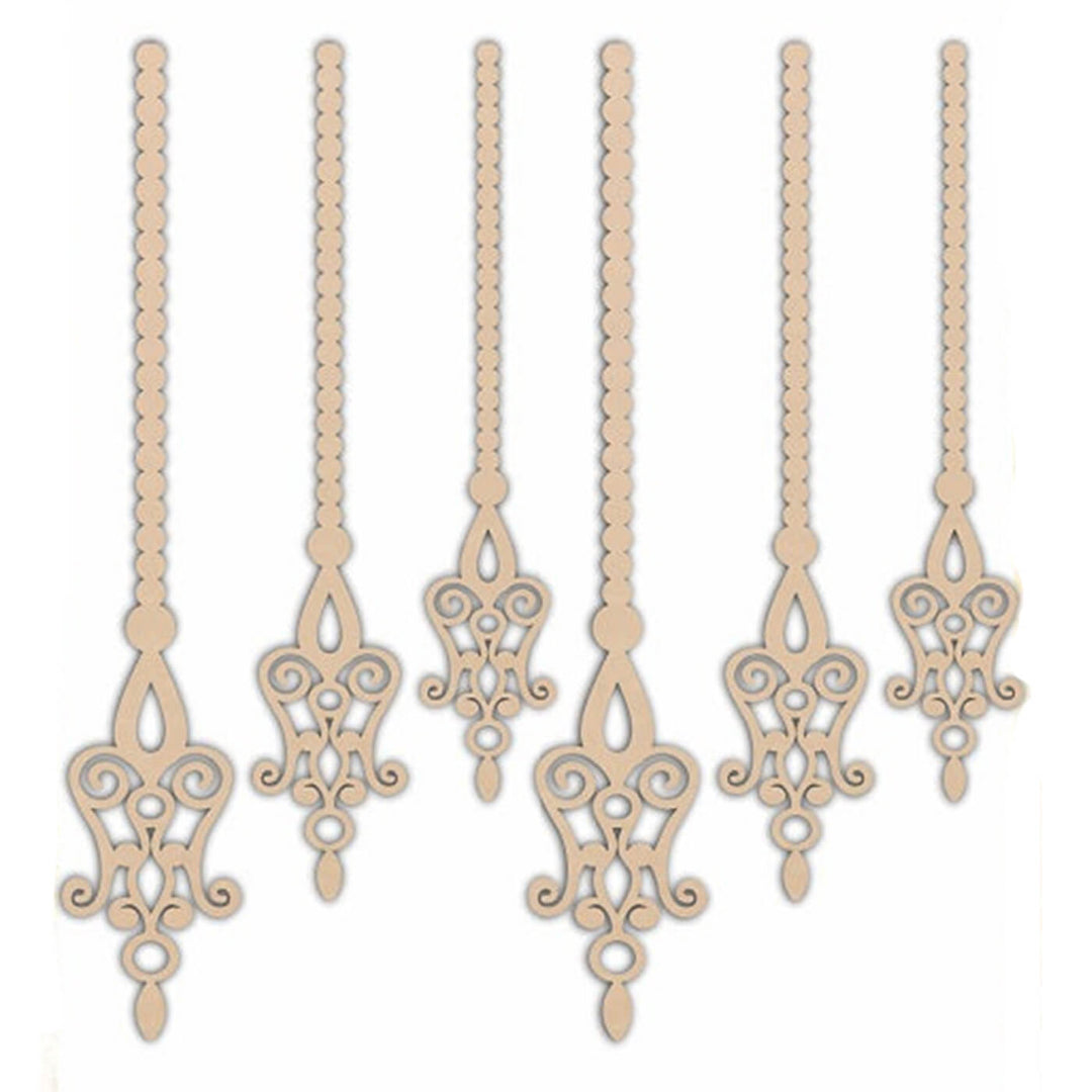 Ready to Decorate Wooden Cutouts - Ornate Hangings