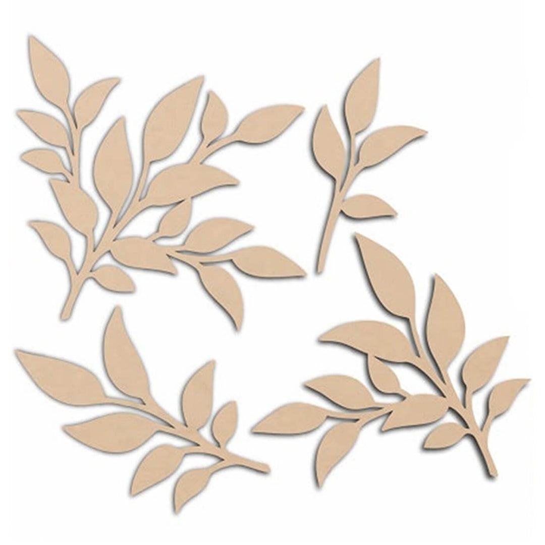 Ready to Decorate Wooden Cutouts - Leaf Cluster
