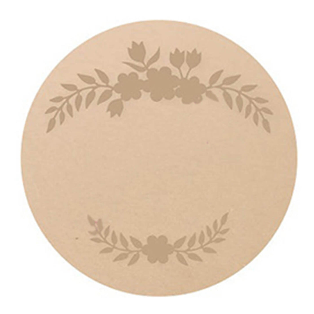 Ready to Paint MDF Base - Floral Crowns