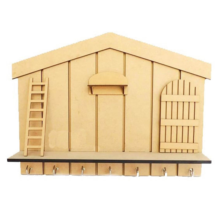 Ready to Paint MDF Key Holder - Planked Hut