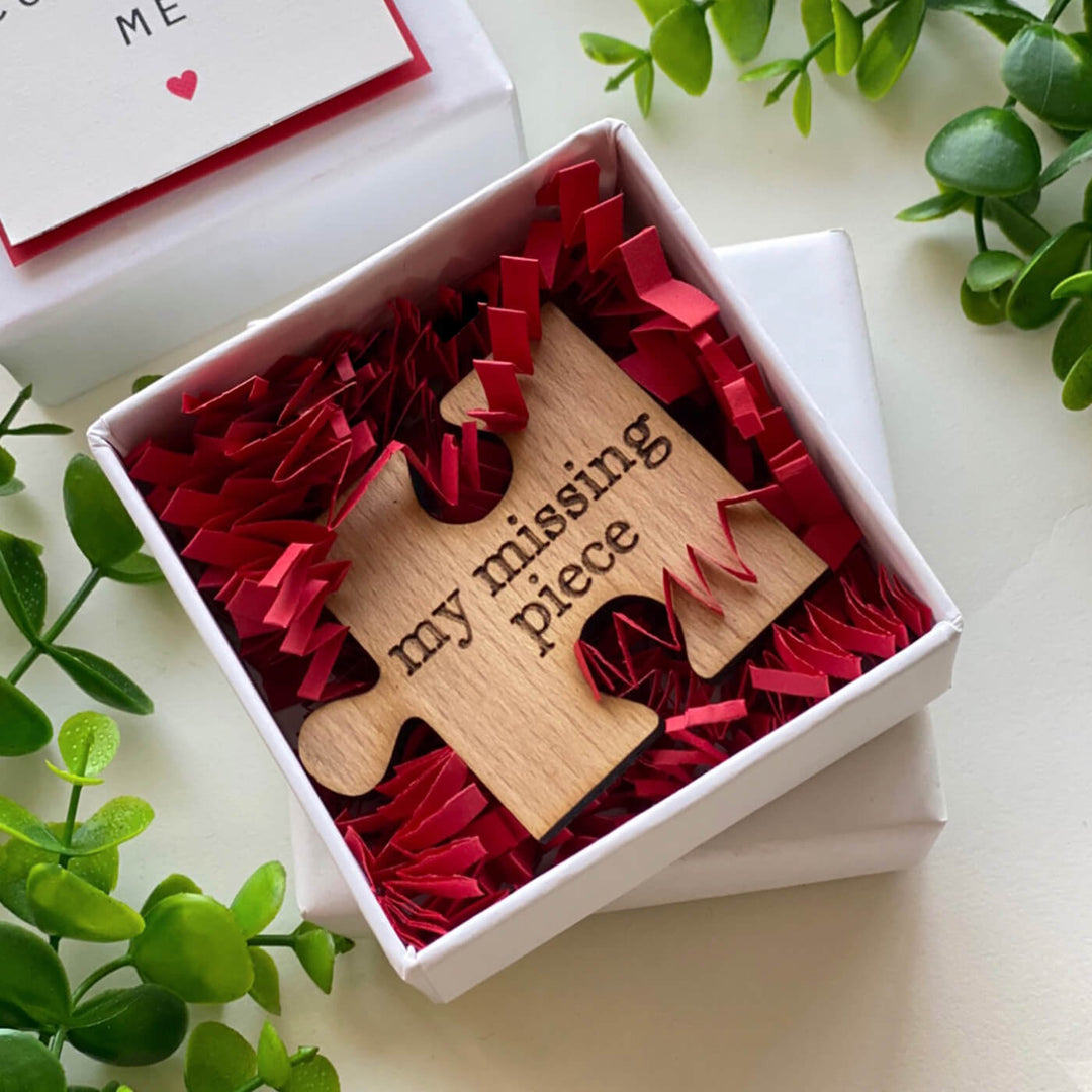 Personalized Wooden Memento - Missing Piece