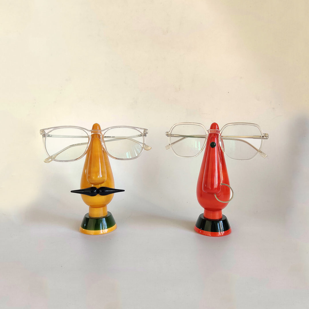 Wooden Lacquered Chennapatna Spectacle Holder
