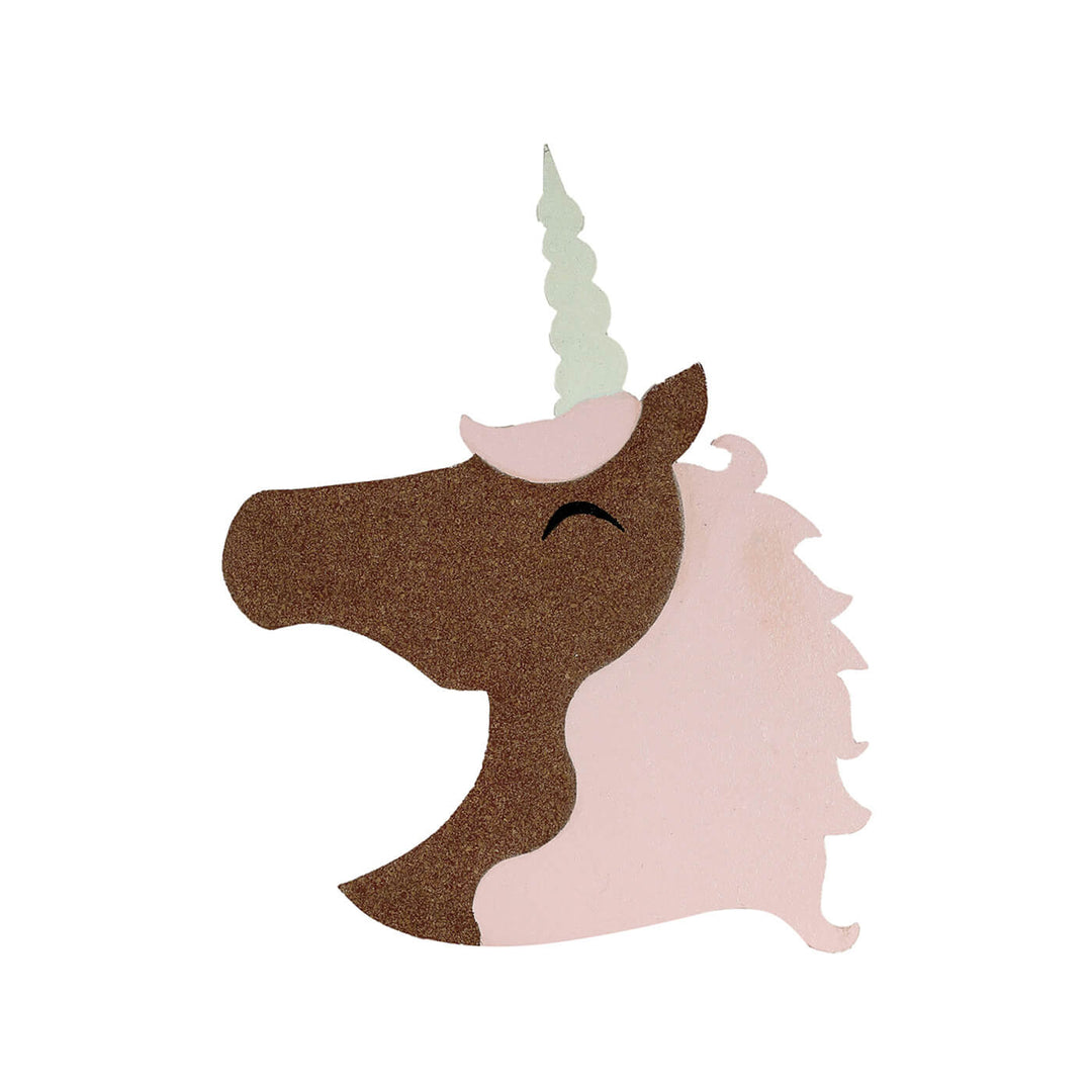 Majestic Unicorn Cork Pinboard for Kids