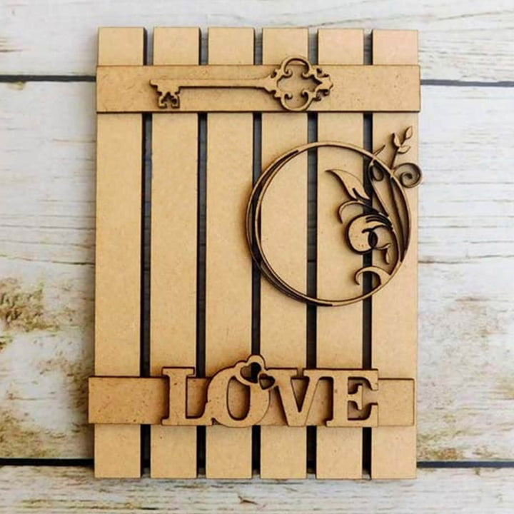 Saver Bundle - Ready to Paint MDF Fridge Magnet - Rustic Door