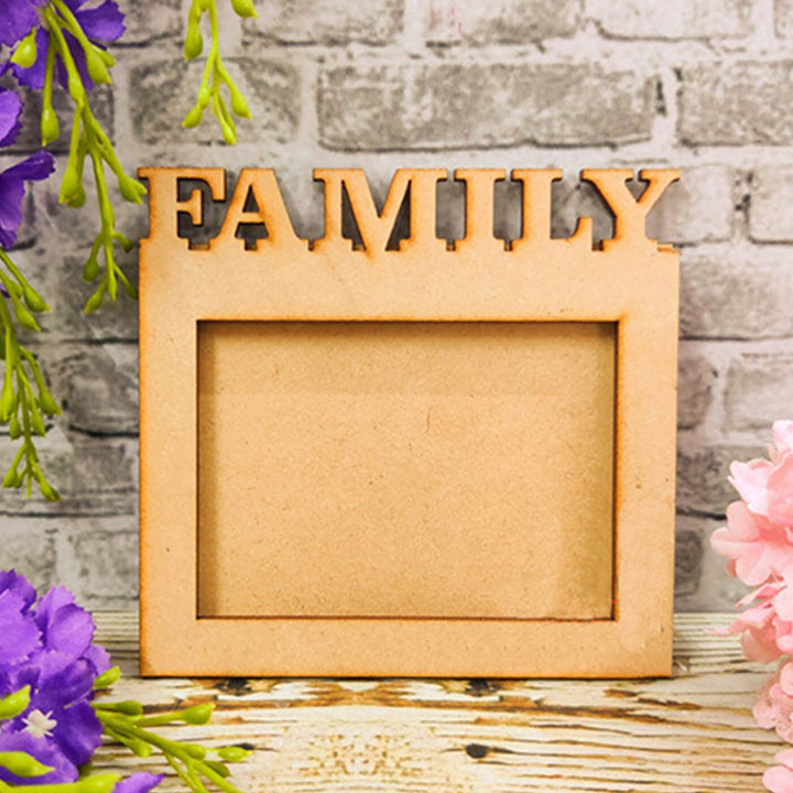 Saver Bundle - Ready to Paint MDF Fridge Magnet - Family Frame