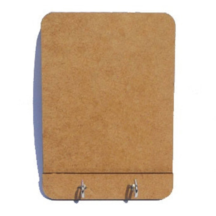 Ready to Paint MDF Key Holder - Small Rectangle