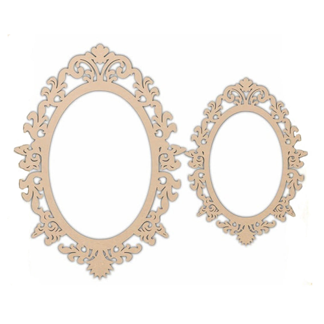 Ready to Decorate Wooden Cutouts - Dual Mirrors