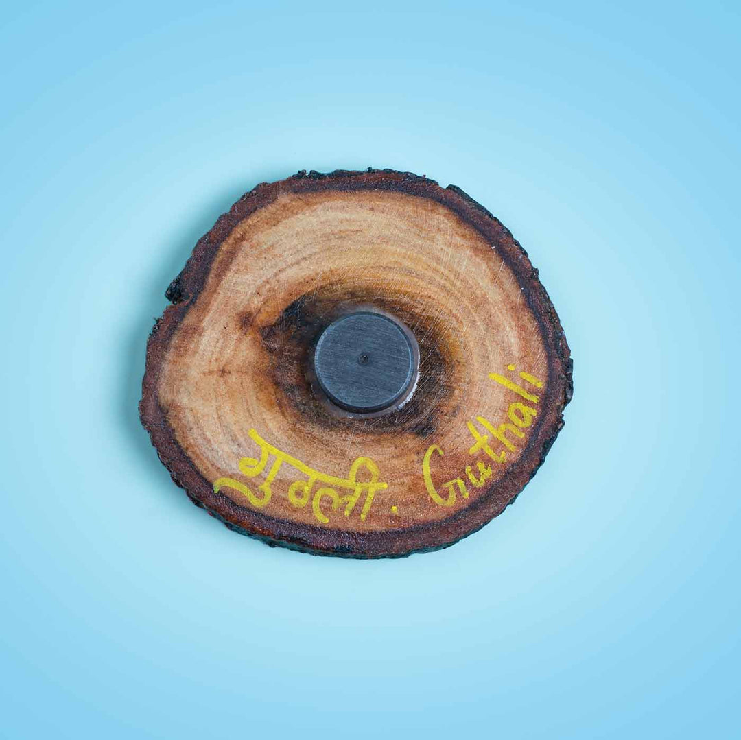 Handpainted Ganjifa Magnet - Vamana