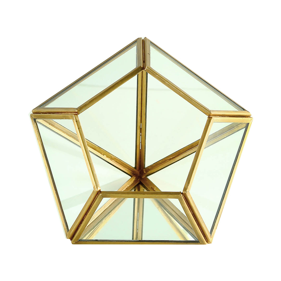 Diamond-Shaped Glass Jewellery Box