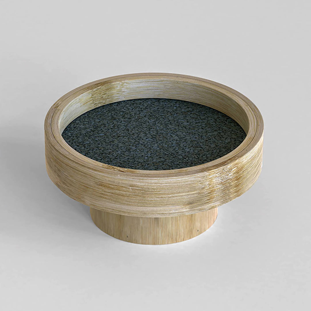 Bamboo Round Podium Small Tray