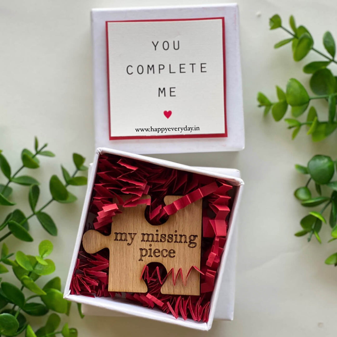 Personalized Wooden Memento - Missing Piece